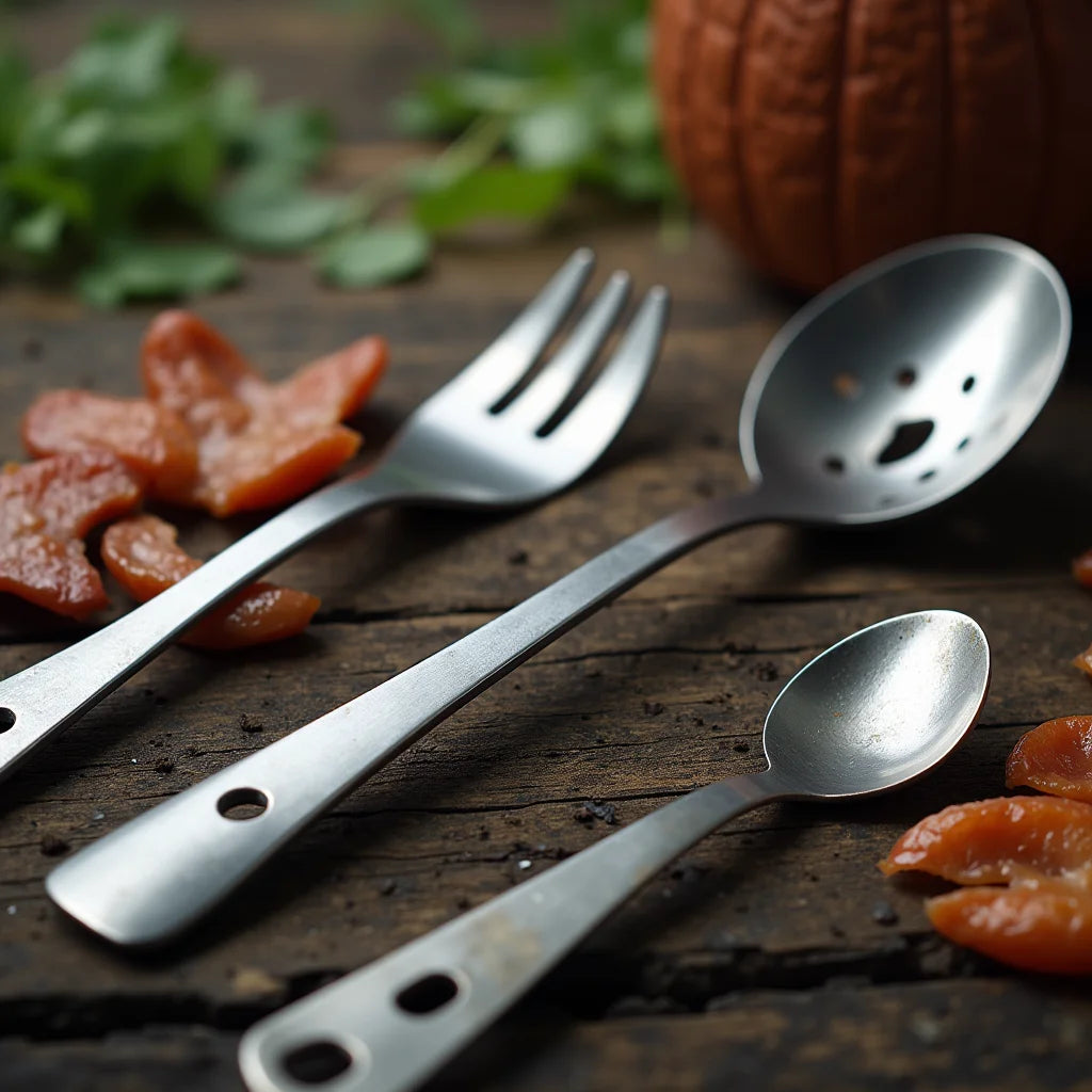 Stainless Steel Camping Utensils - Stainless Steel Camping Utensils for Easy Outdoor Cooking