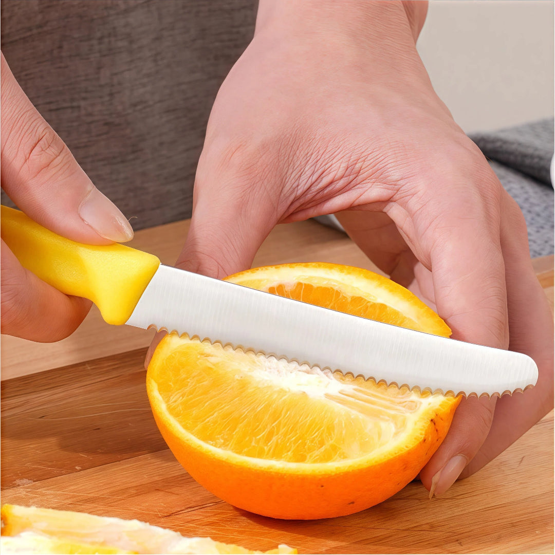 6pcs Colorful Steak Knives Set