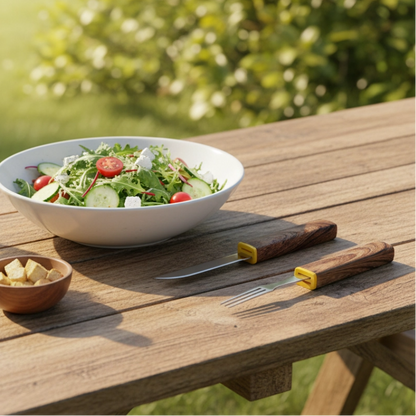 OesenX Interlocking Knife & Fork Set  2-in-1