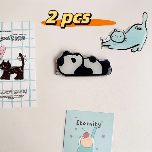 Cute Cat&Panda Clips Phone Stands