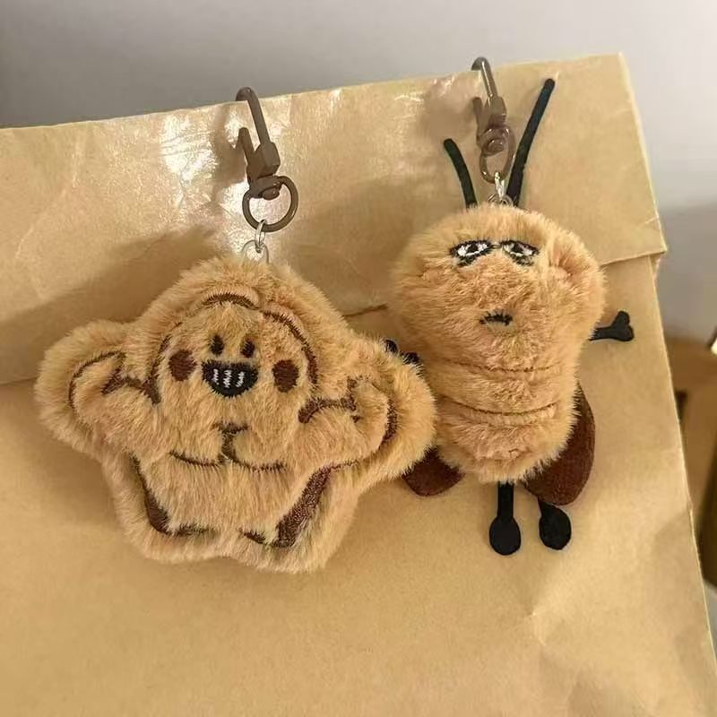 Quirky Friends Plush Keychain Set (Set of 3pcs)