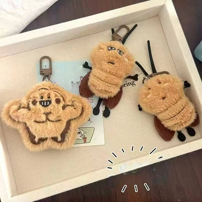 Quirky Friends Plush Keychain Set (Set of 3pcs)