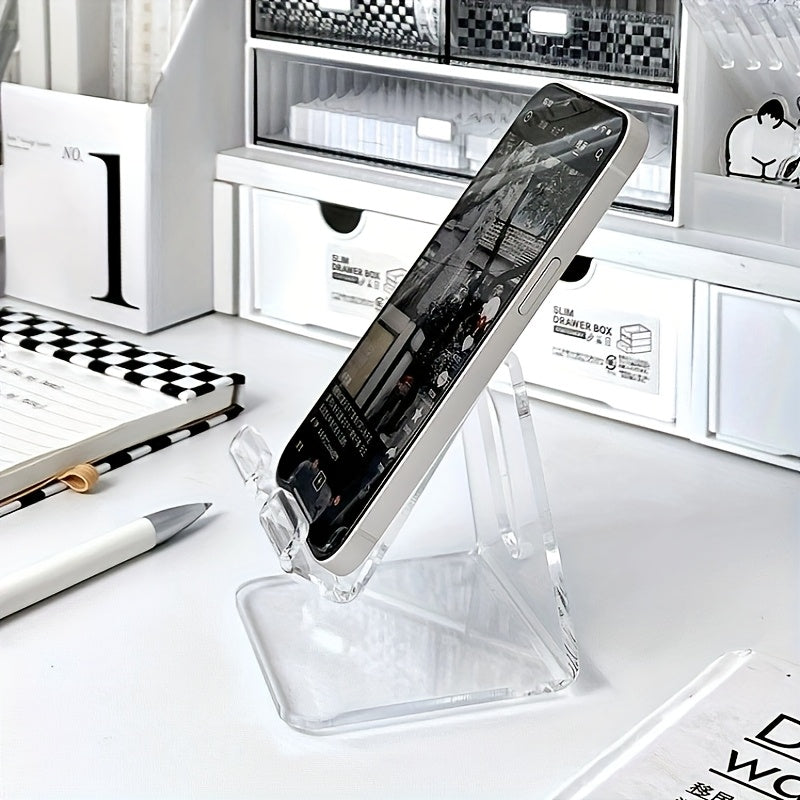 Minimalist Acrylic Phone Stand - Set of 2 (Heart & Star) 2pcs