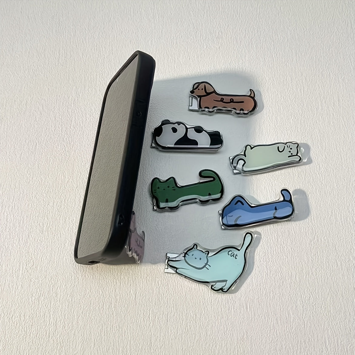 Cute Cat&Panda Clips Phone Stands