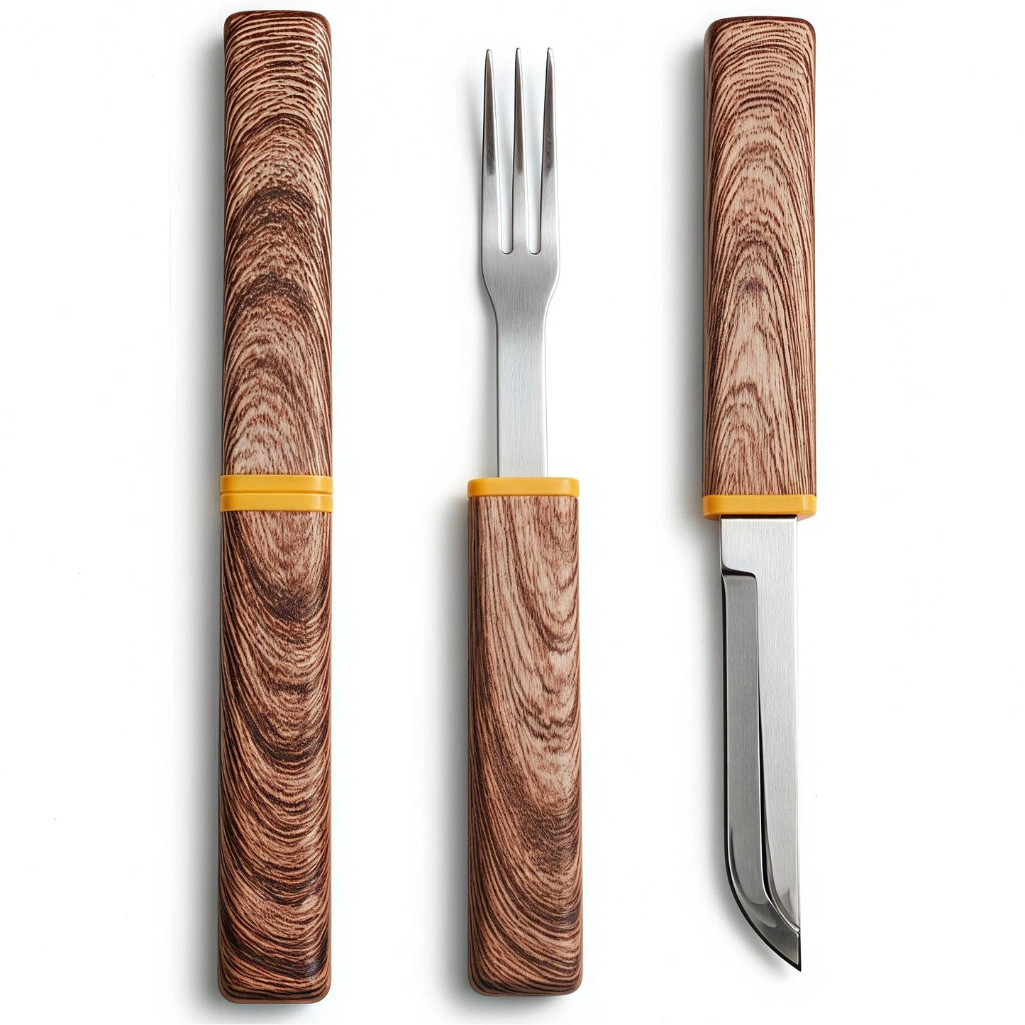 OesenX Interlocking Knife & Fork Set  2-in-1