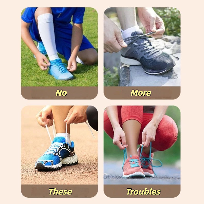 Effortless Quick Lock No-Tie Shoelaces