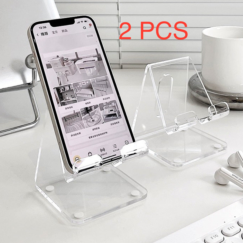 Minimalist Acrylic Phone Stand - Set of 2 (Heart & Star) 2pcs