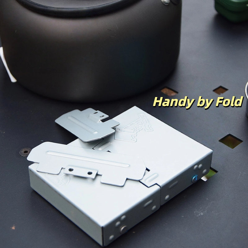 Ultra-Portable Folding Pocket Stove for Camping & Survival