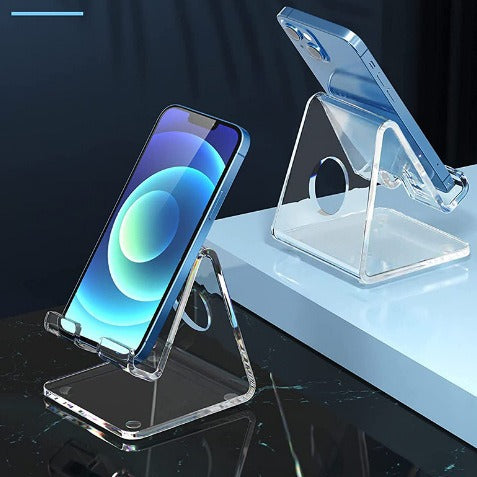 Minimalist Acrylic Phone Stand - Set of 2 (Heart & Star) 2pcs