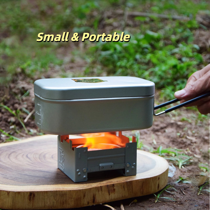 Ultra-Portable Folding Pocket Stove for Camping & Survival