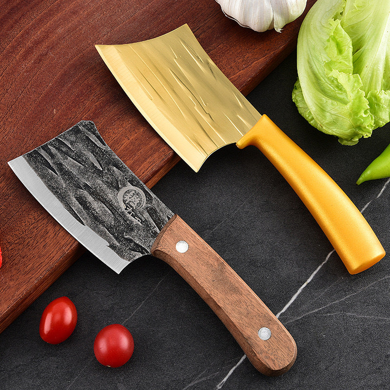 Hand-Forged Tiny Cleaver & Kitchen Knife Set